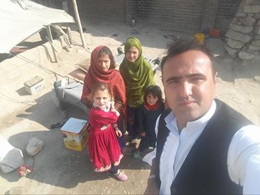 Family supported by Educate The World in Afghanistan